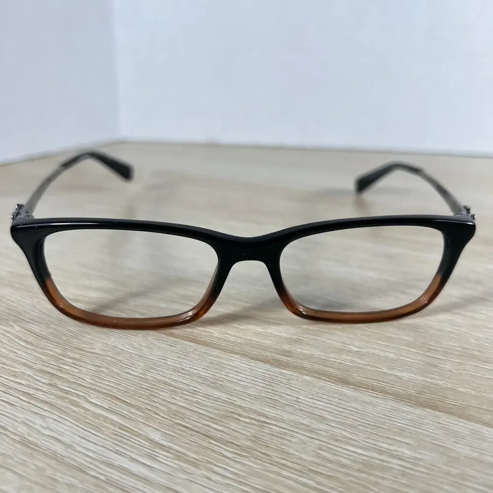 Coach HC6110 5475 Eyeglasses Black Amber Glitter Gradient 52-16-140